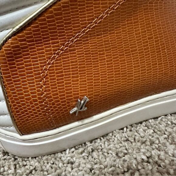 Kenneth Cole Leather High Top Sneakers Women’s Size 9M - Picture 7 of 11